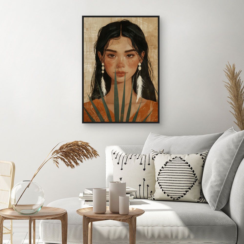 Toile "Beauté exotique captivante"