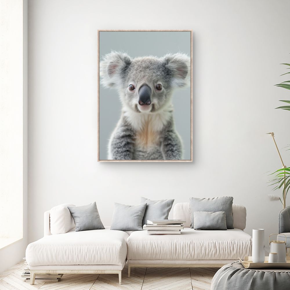 Toile "Adorable koala regard"