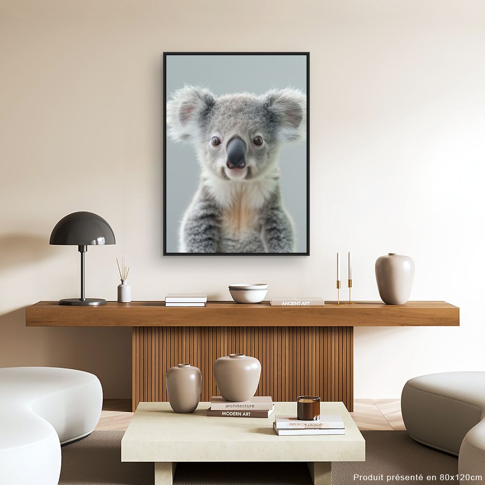 Toile "Adorable koala regard"