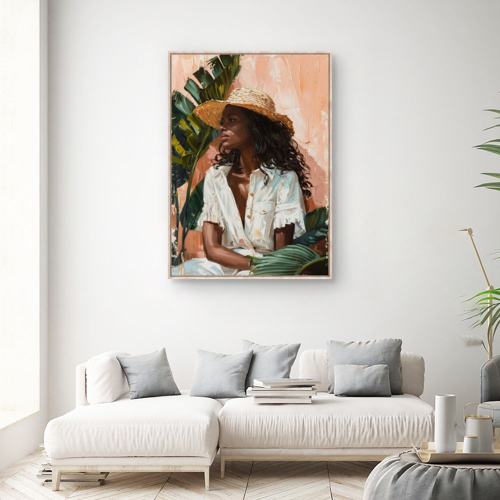 Toile "Élégance estivale"