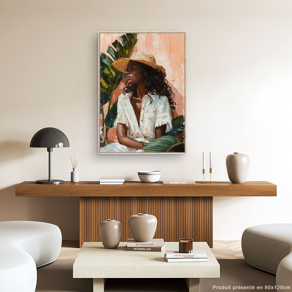 Toile "Élégance estivale"