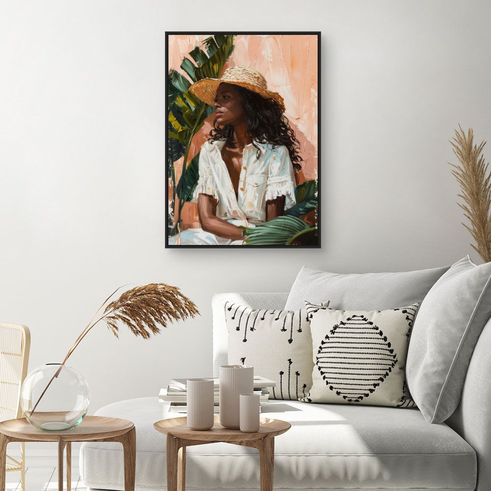 Toile "Élégance estivale"