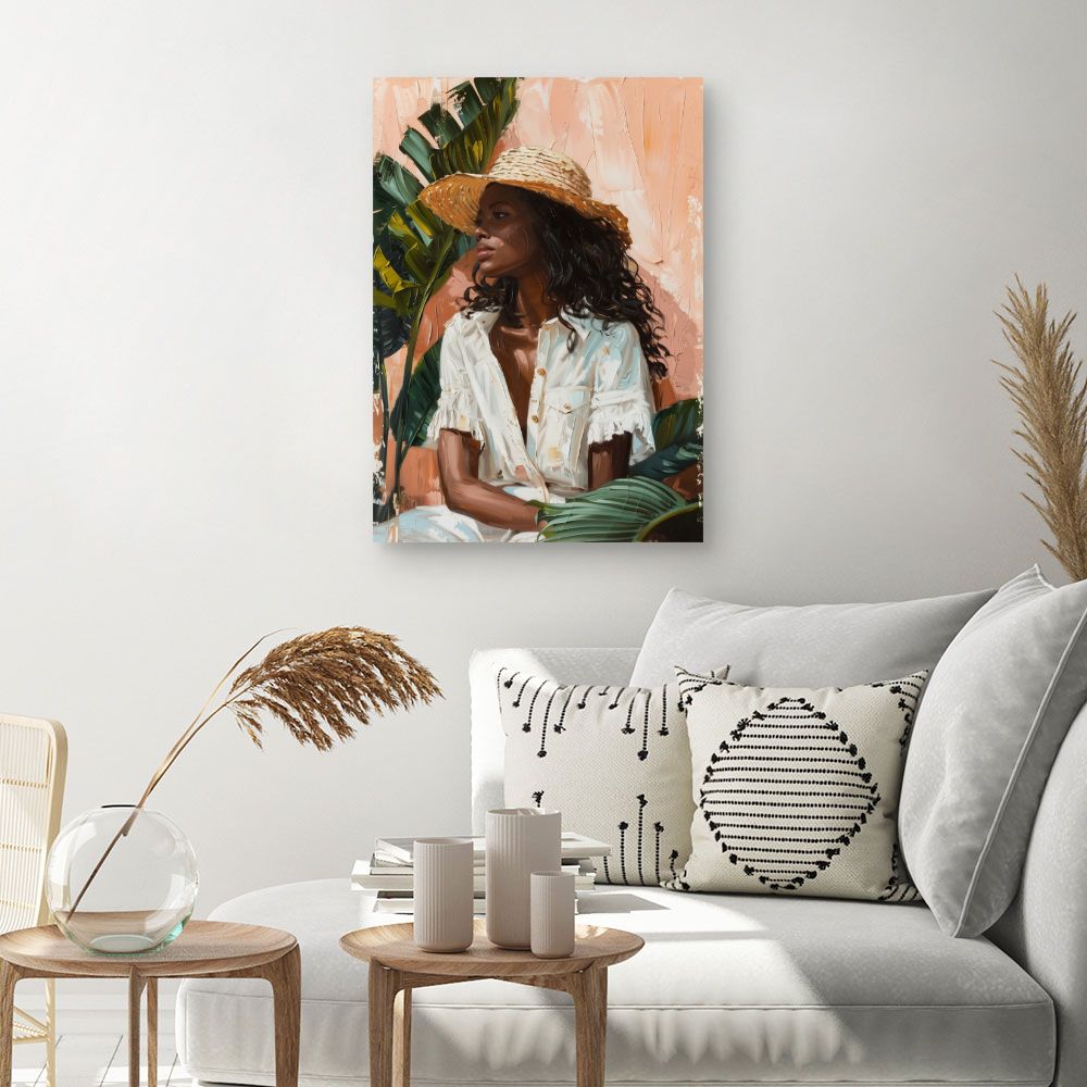 Toile "Élégance estivale"