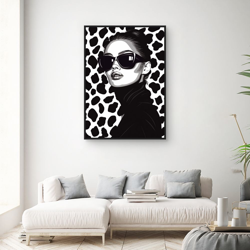 Toile "Élégance glamour"