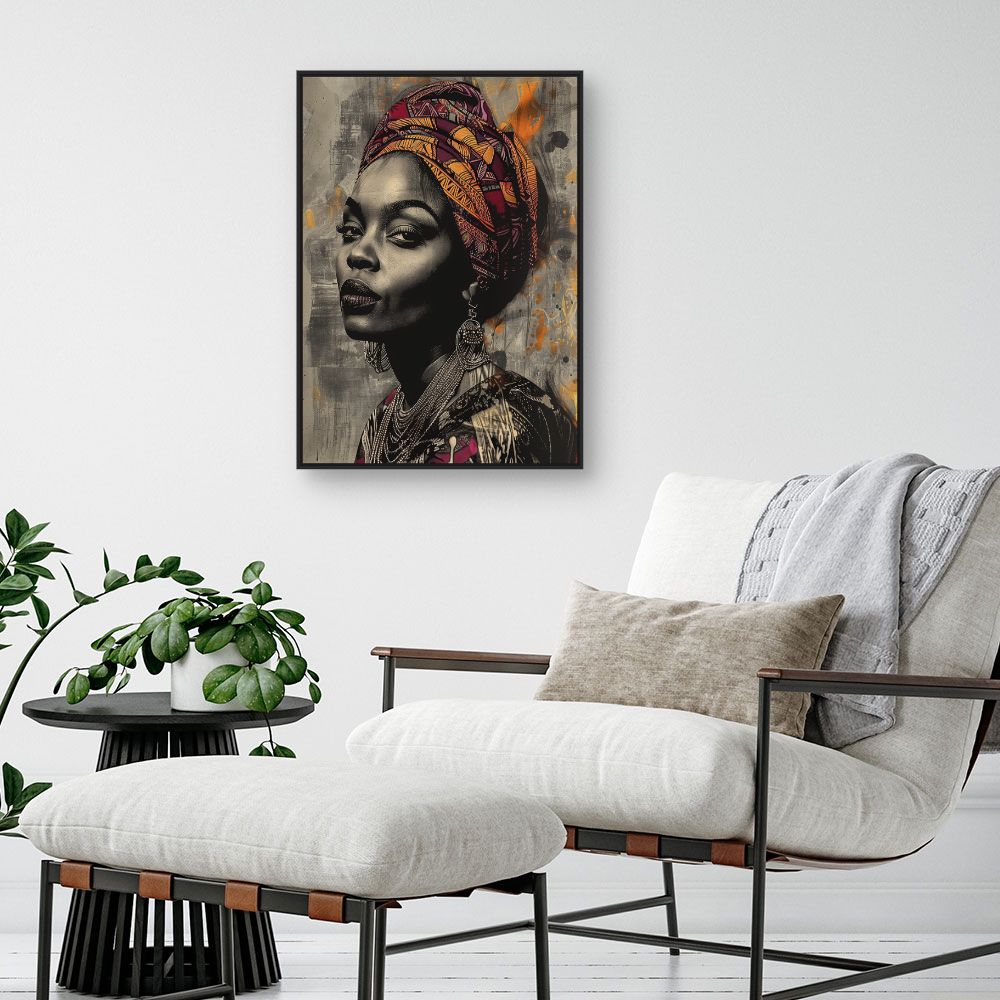 Doek "Elegant portret"