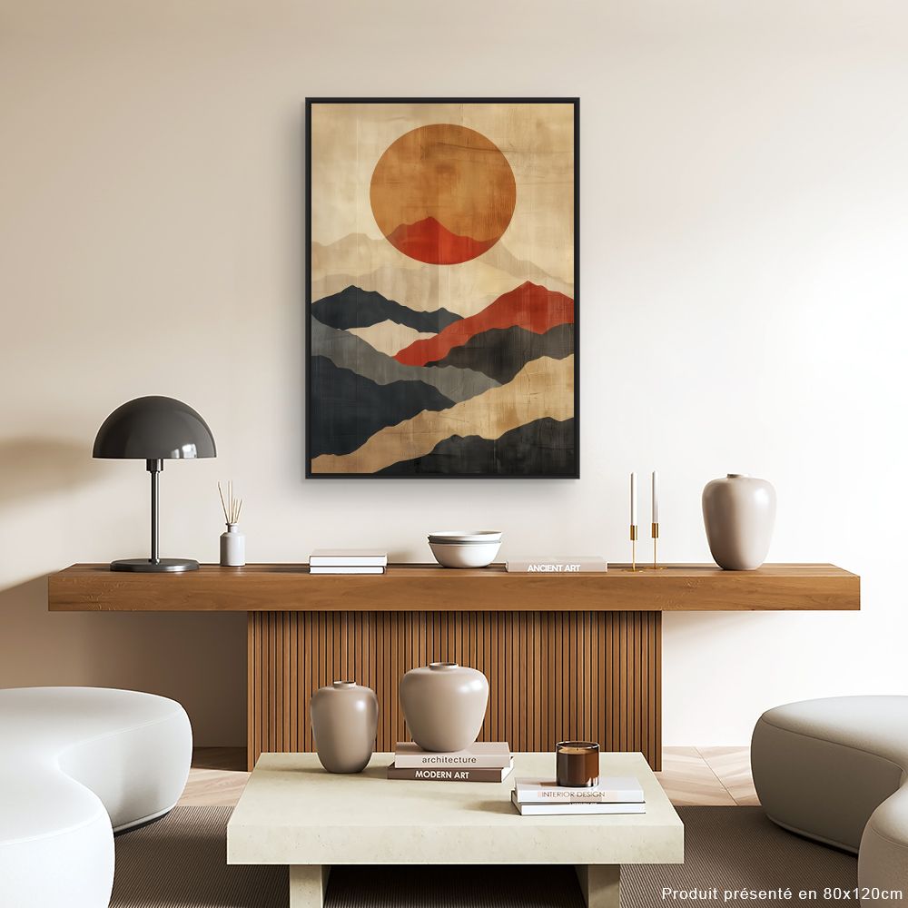 Schilderij "Zonsondergang"