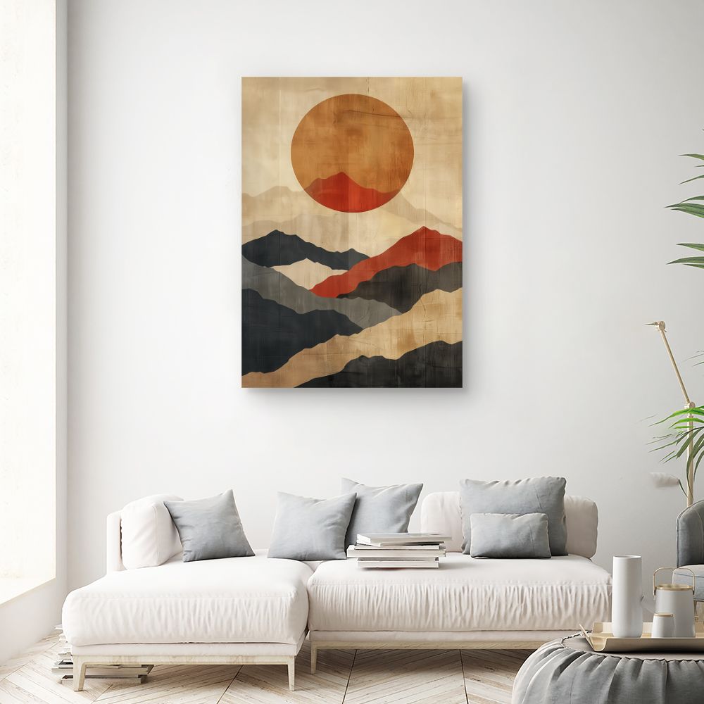 Schilderij "Zonsondergang"