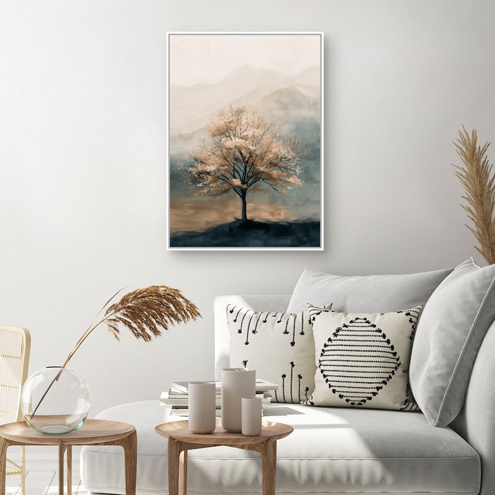 Schilderij "Majestueuze eenzame boom"