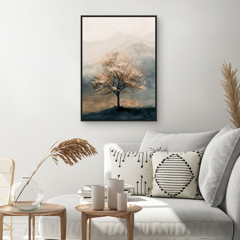 Schilderij "Majestueuze eenzame boom"