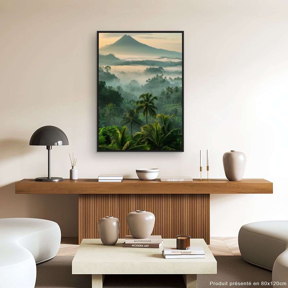Schilderij "Exotisch tropisch landschap"