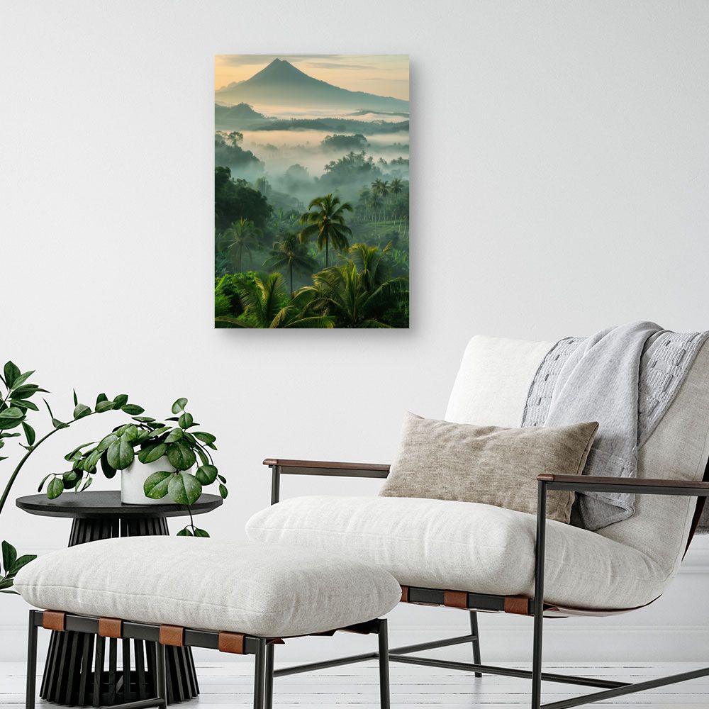 Schilderij "Exotisch tropisch landschap"