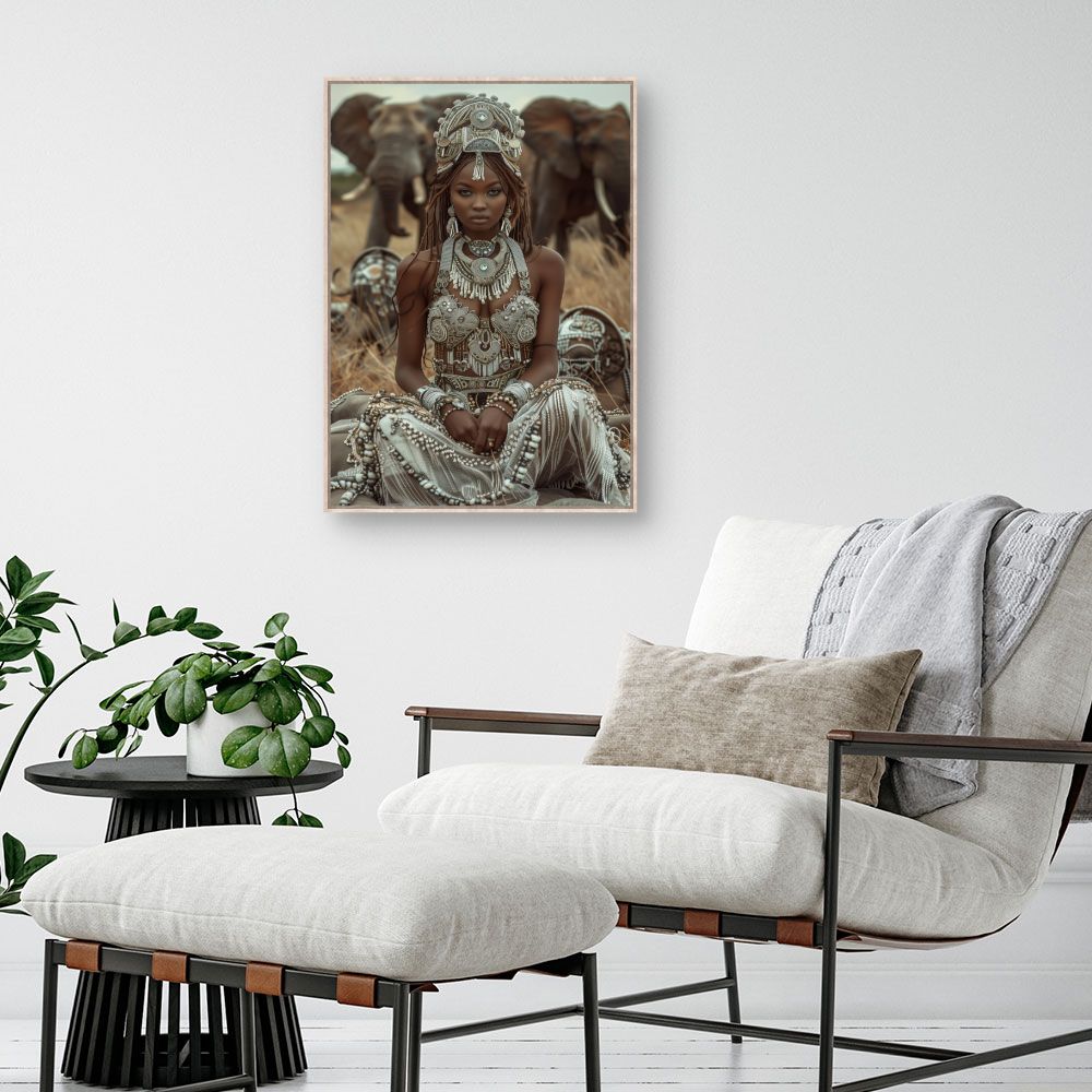 Toile "Élégance ethnique captivante"