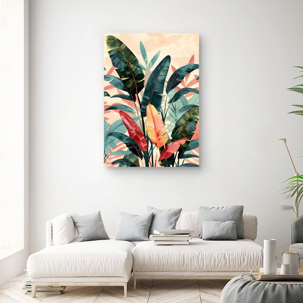 Toile "Tropical luxuriant"