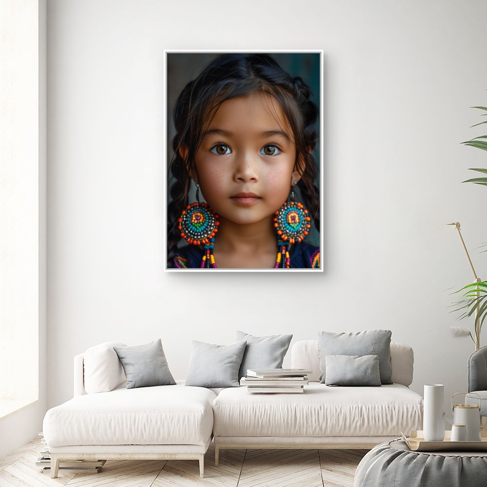 Toile "Regard envoûtant"