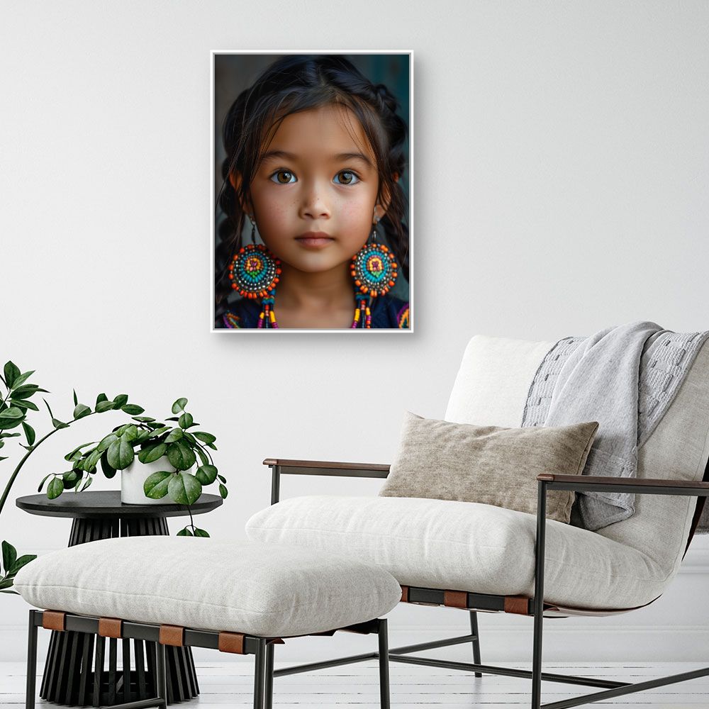 Toile "Regard envoûtant"