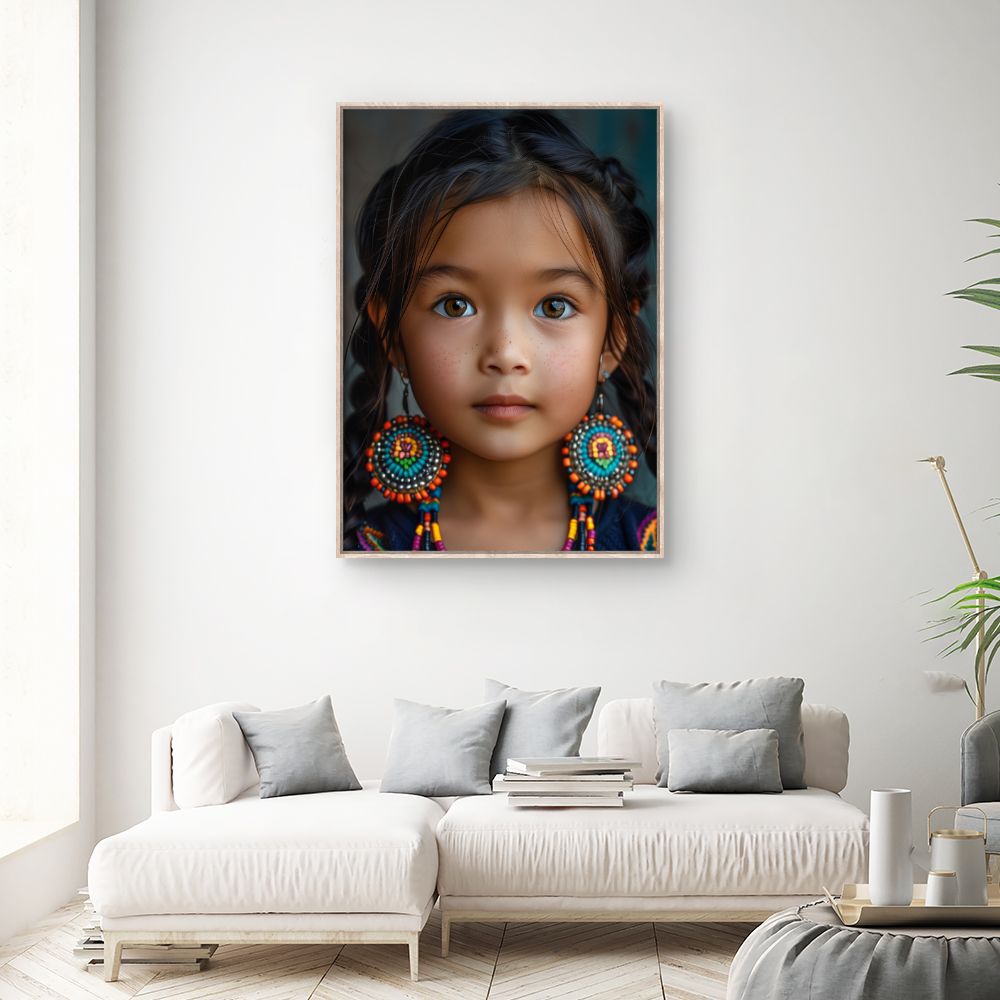 Toile "Regard envoûtant"