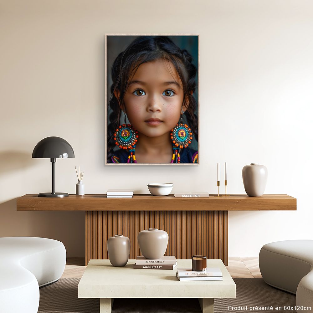 Toile "Regard envoûtant"