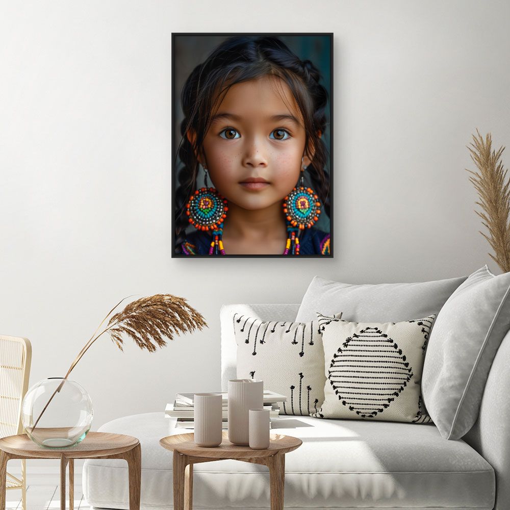 Toile "Regard envoûtant"