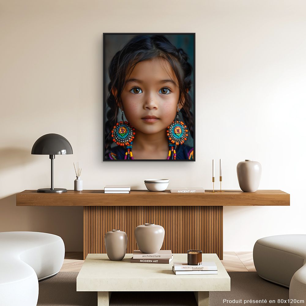 Toile "Regard envoûtant"