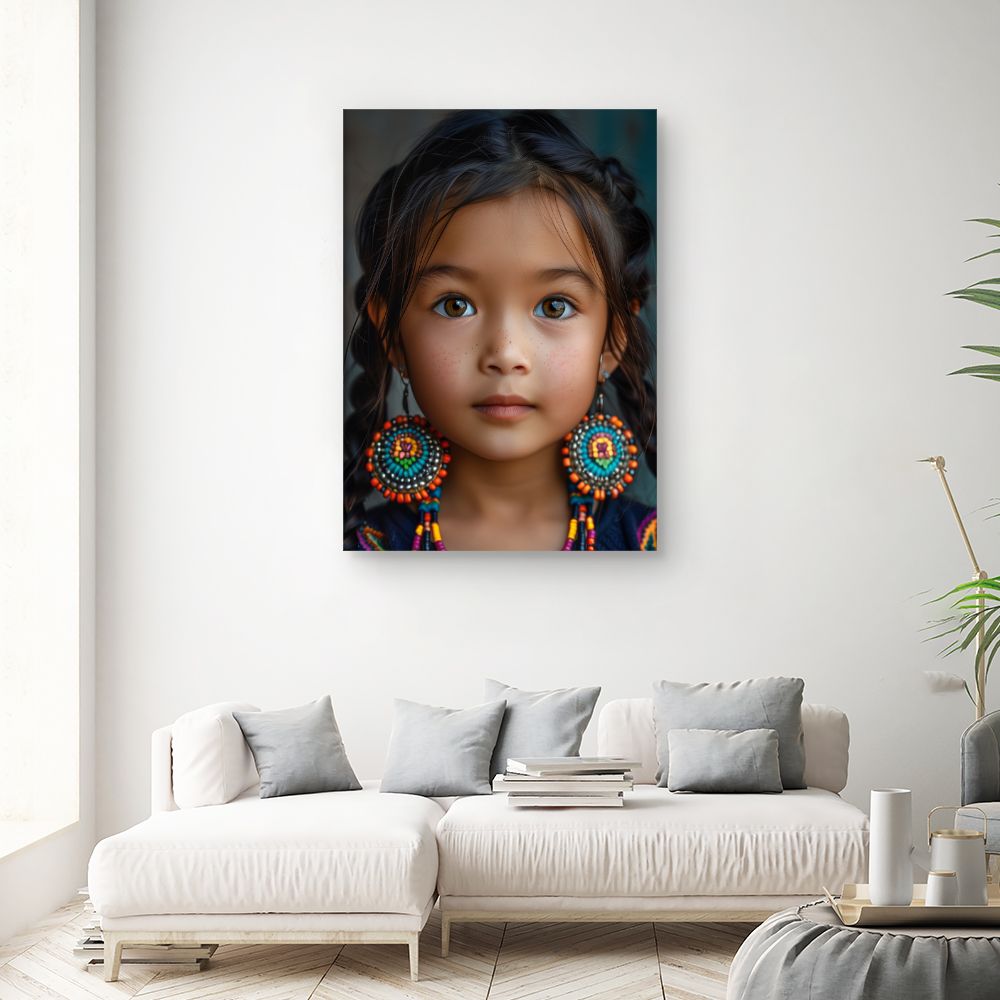 Toile "Regard envoûtant"