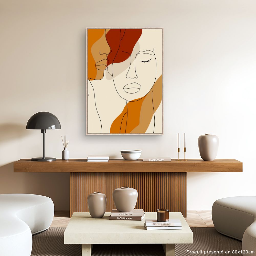 Schilderij "Elegante gezichten"