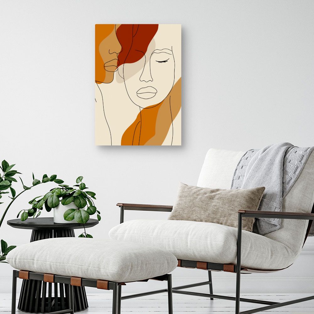 Schilderij "Elegante gezichten"