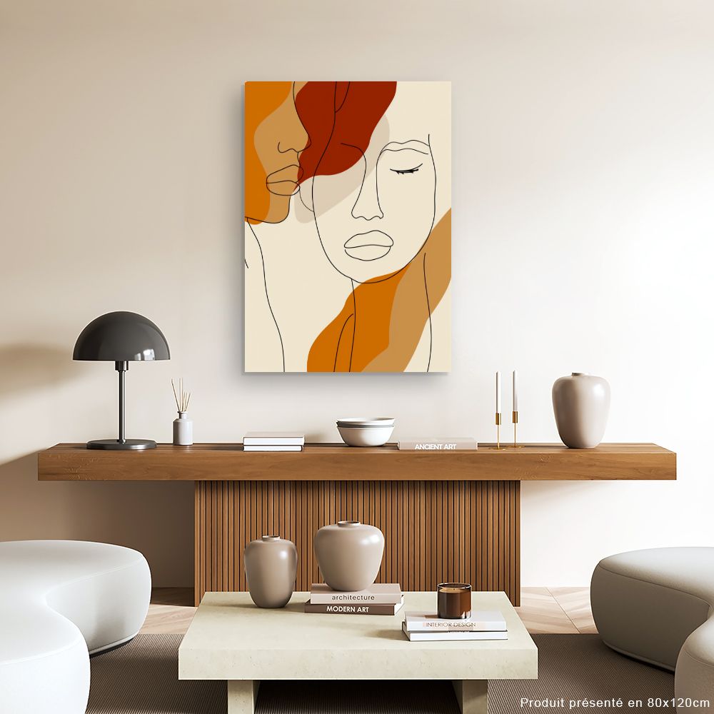 Schilderij "Elegante gezichten"