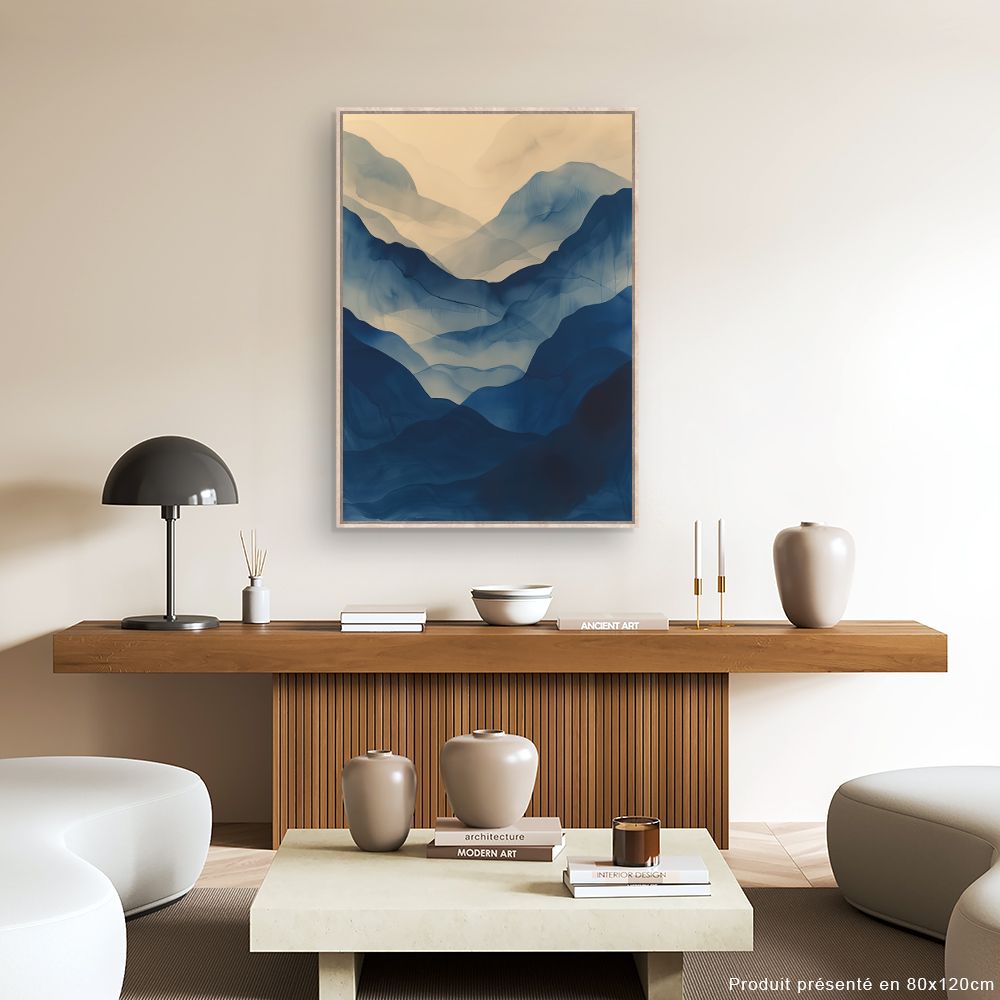 Schilderij "Nevelige bergen"
