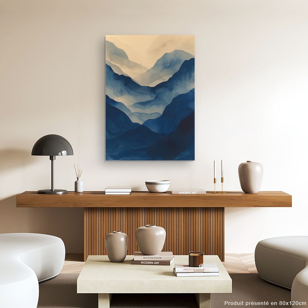 Schilderij "Nevelige bergen"