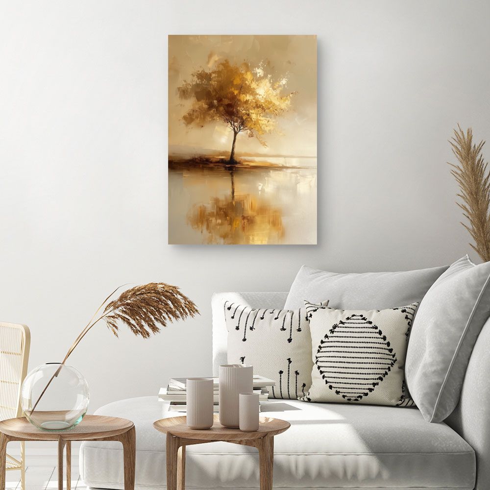 Schilderij "Gouden boom"