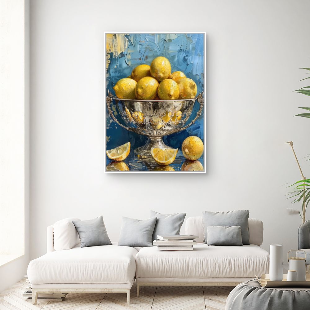 Toile "Citron éclatant"