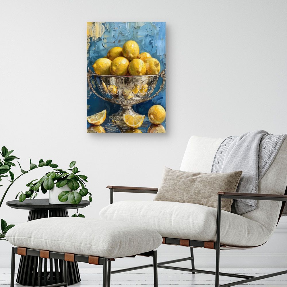 Toile "Citron éclatant"