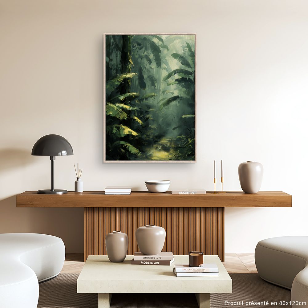 Toile "Jungle luxuriante"