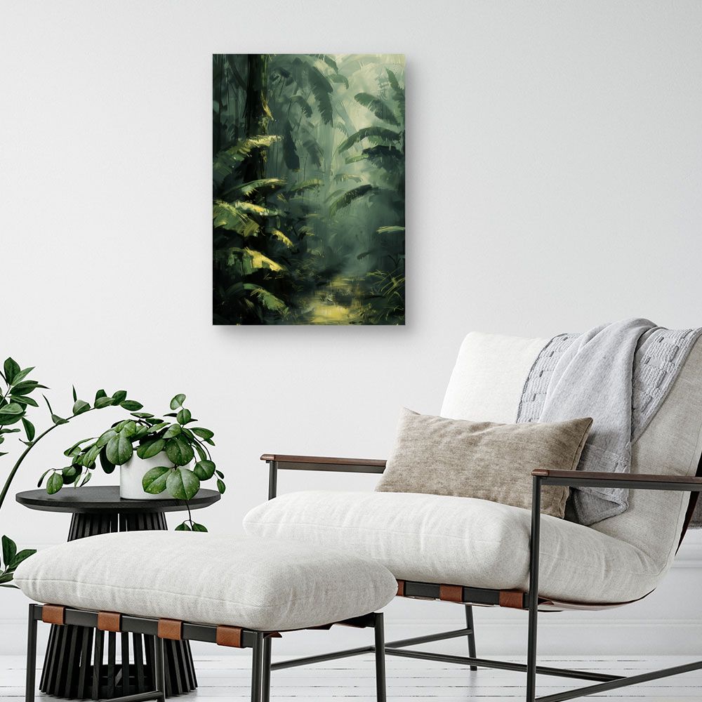 Toile "Jungle luxuriante"
