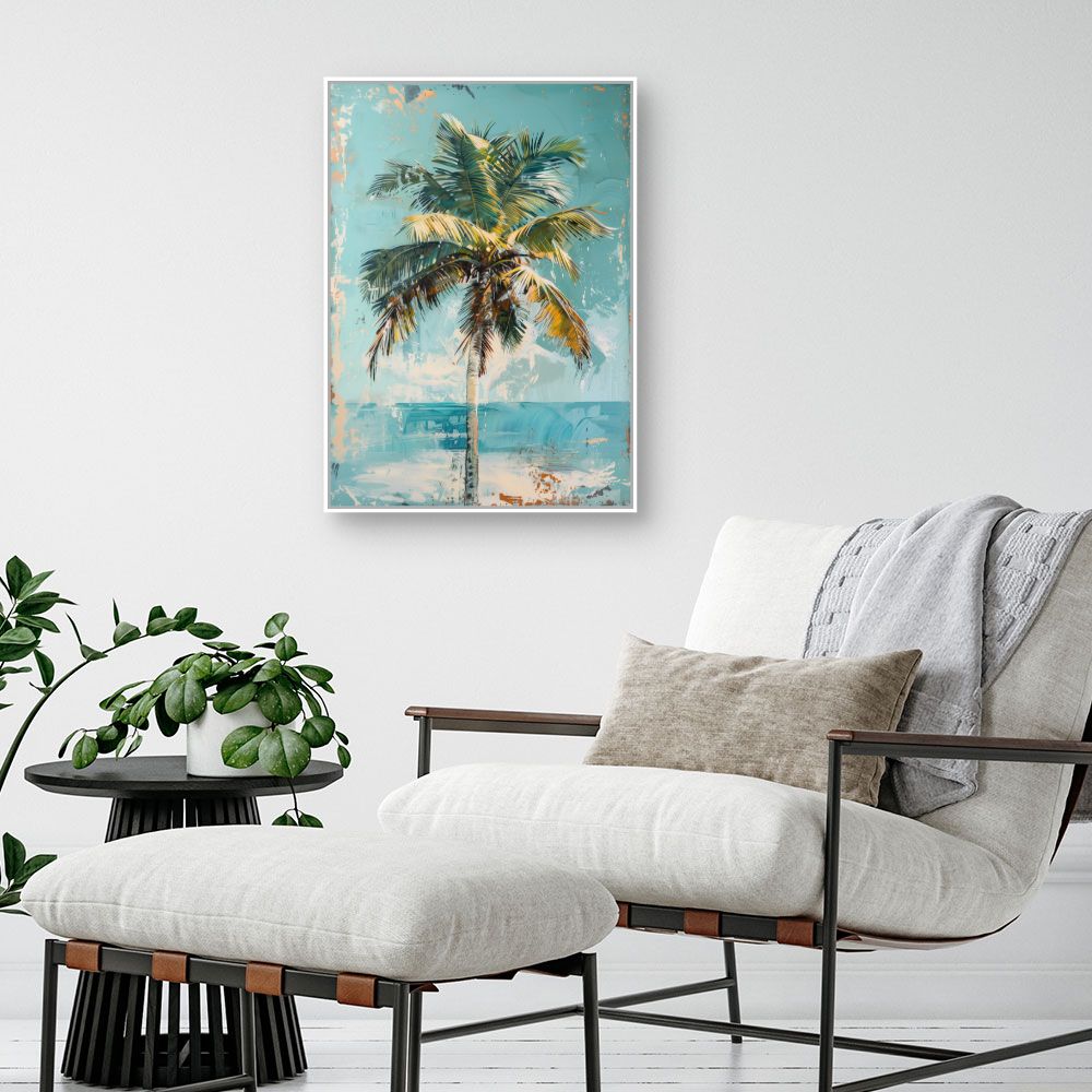 Toile "Palmier tropical"