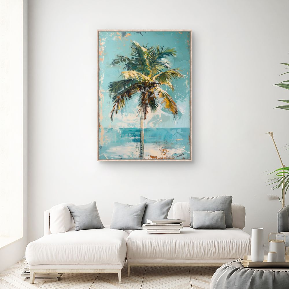 Toile "Palmier tropical"