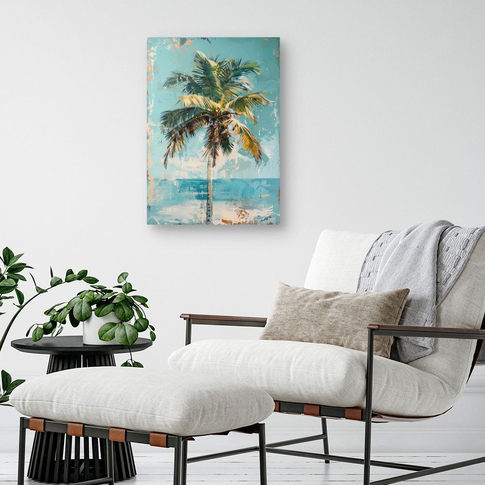 Toile "Palmier tropical"