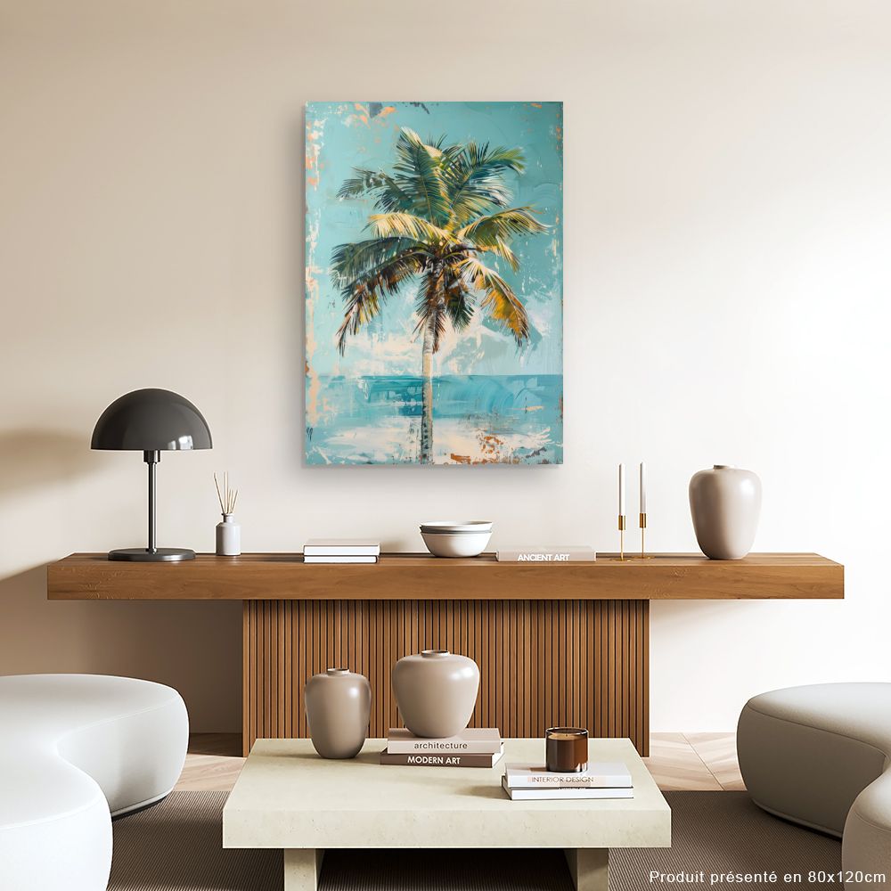 Toile "Palmier tropical"