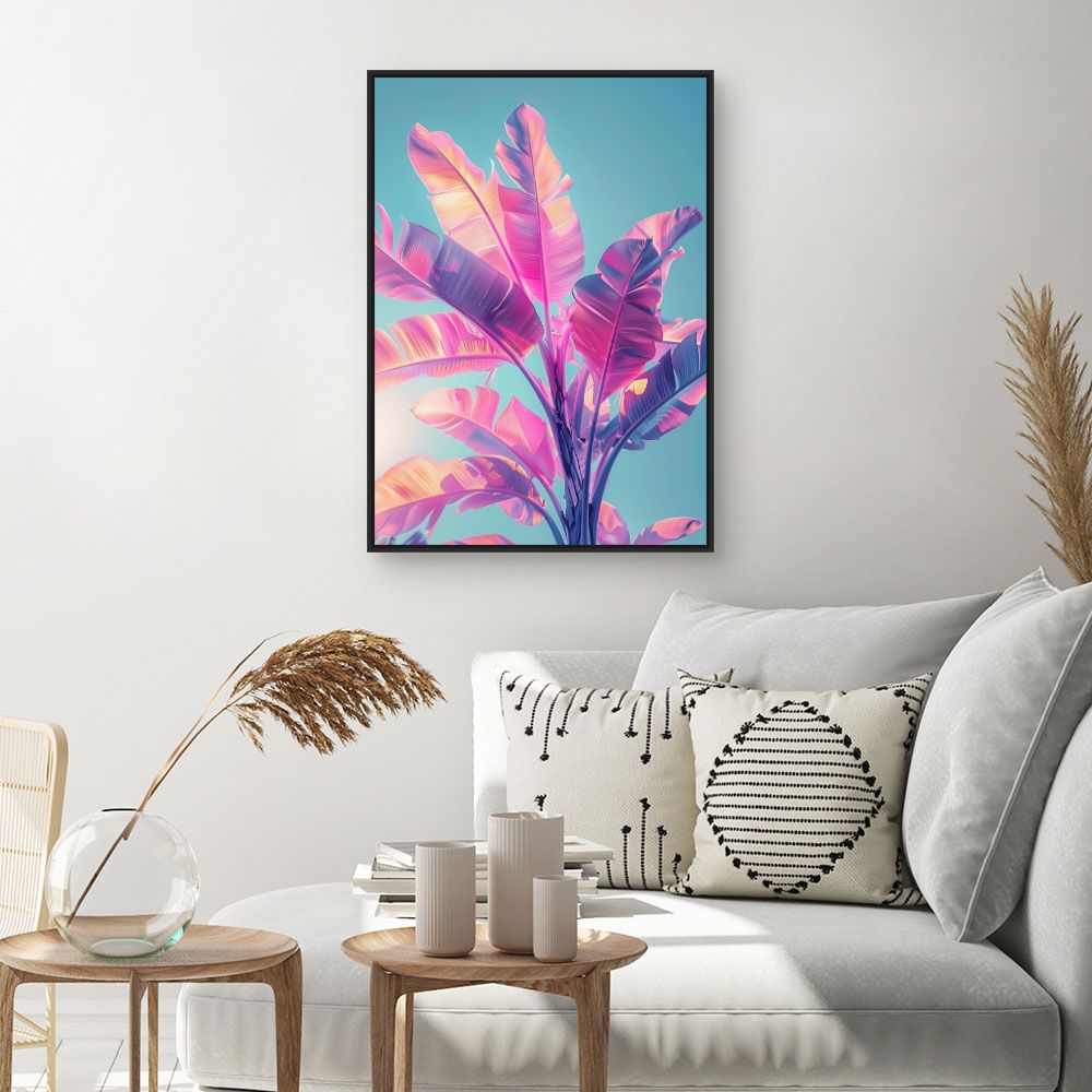 Toile "Feuillage vibrant"