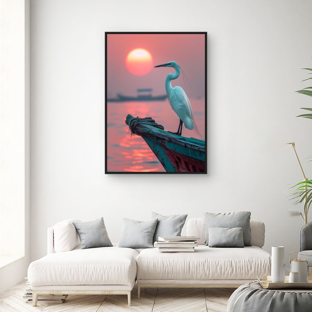 Toile "Crépuscule majestueux"