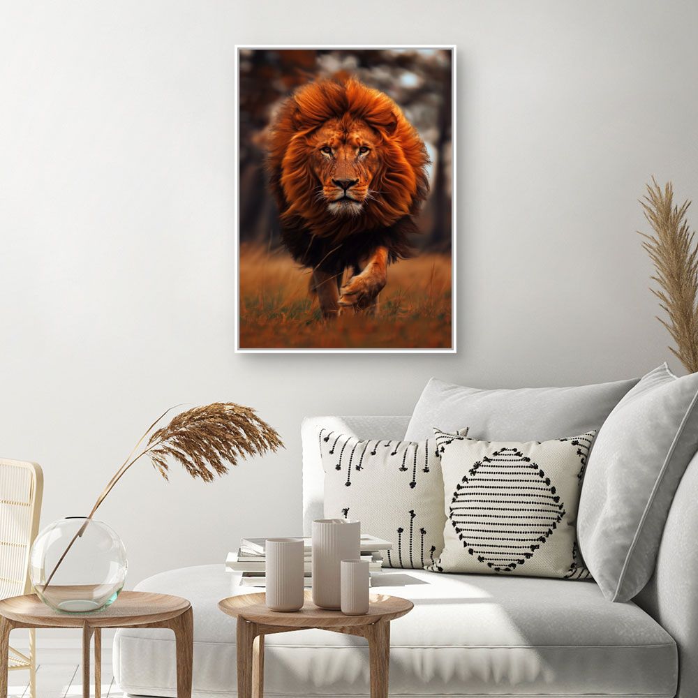 Toile "Lion majestueux"