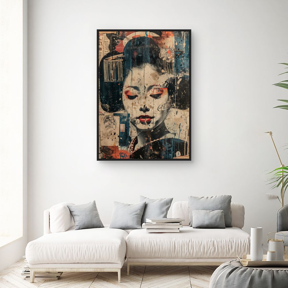 Toile "Élégance japonaise moderne"