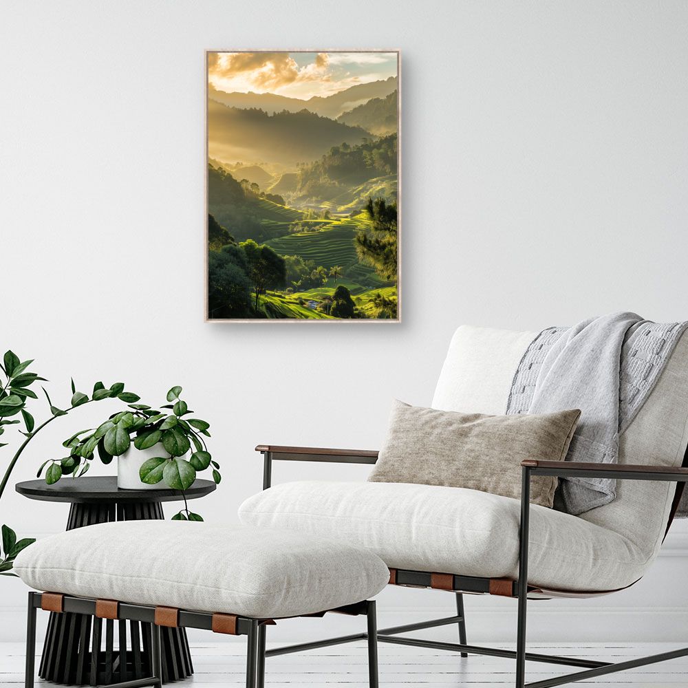 Toile "Paysage lumineux"