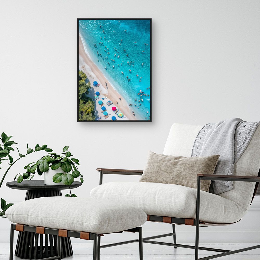 Schilderij "Zonnig strand"