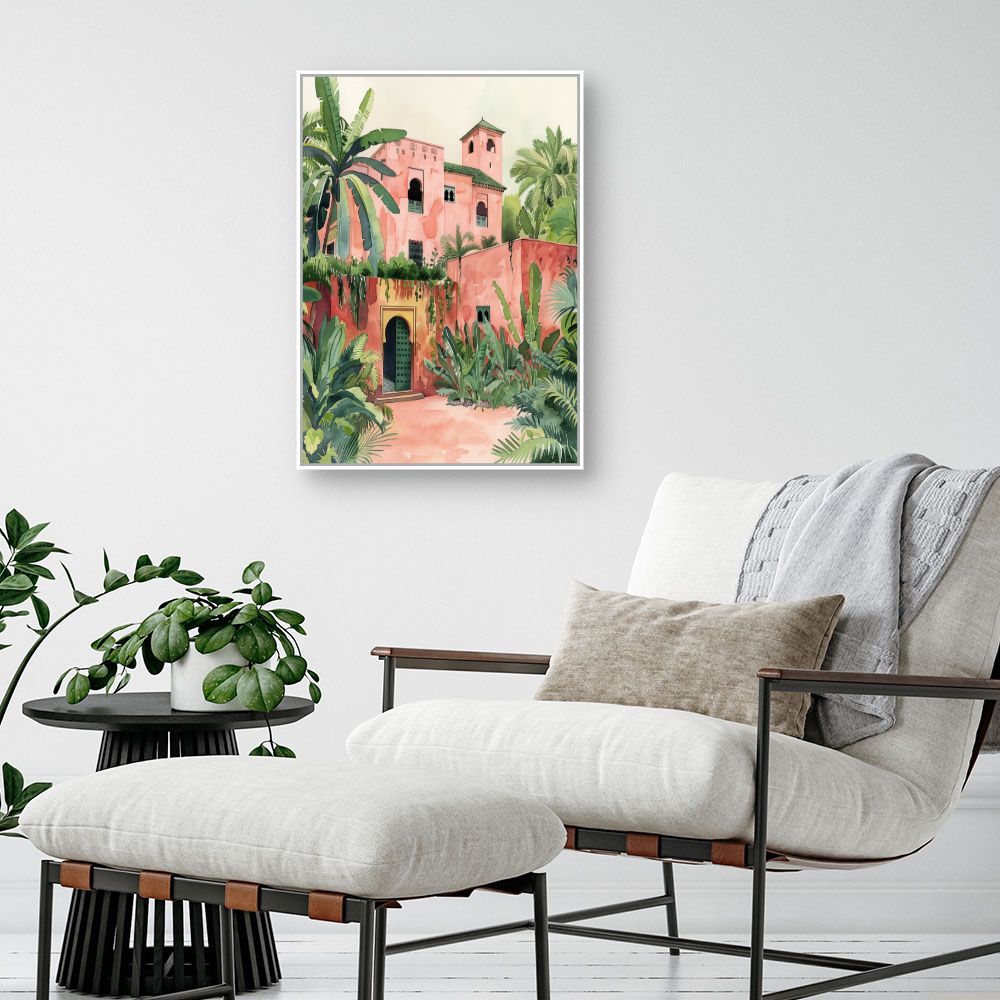 Toile "Palais exotique luxuriant"