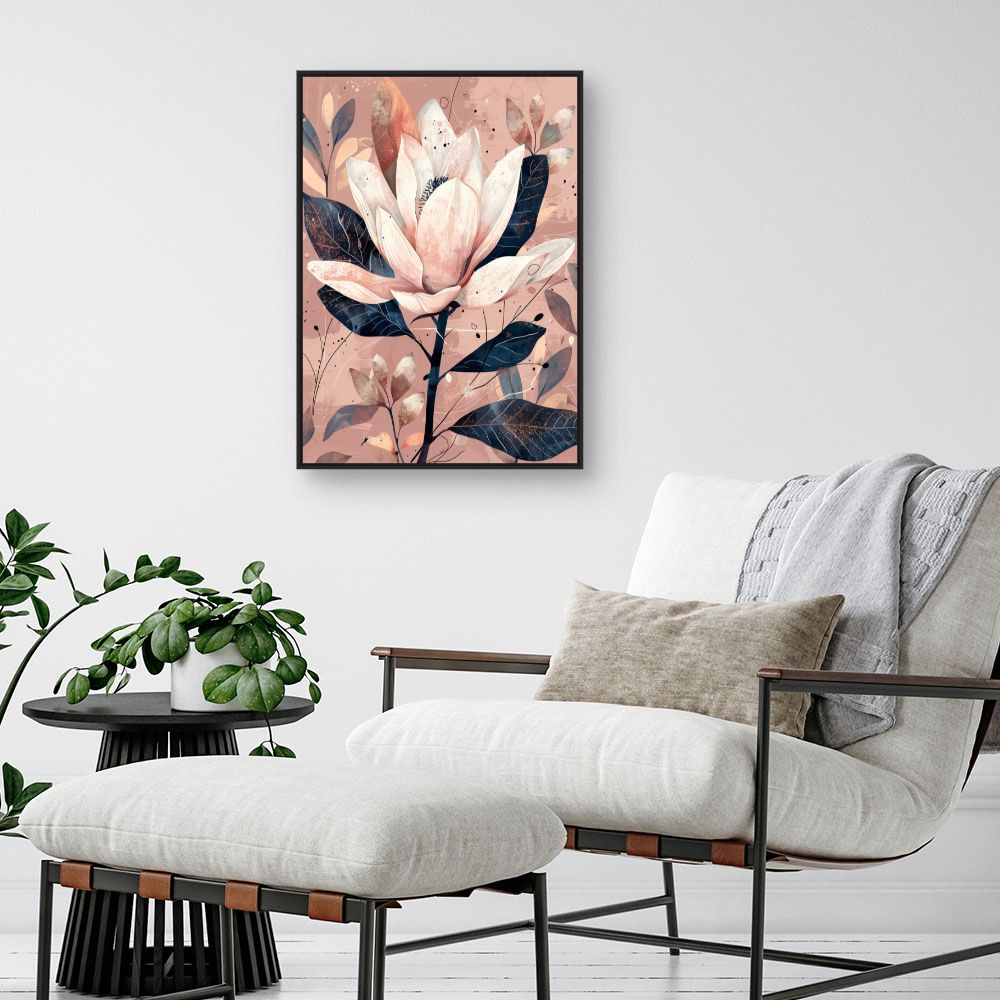 Schilderij "Moderne Elegante Bloem"