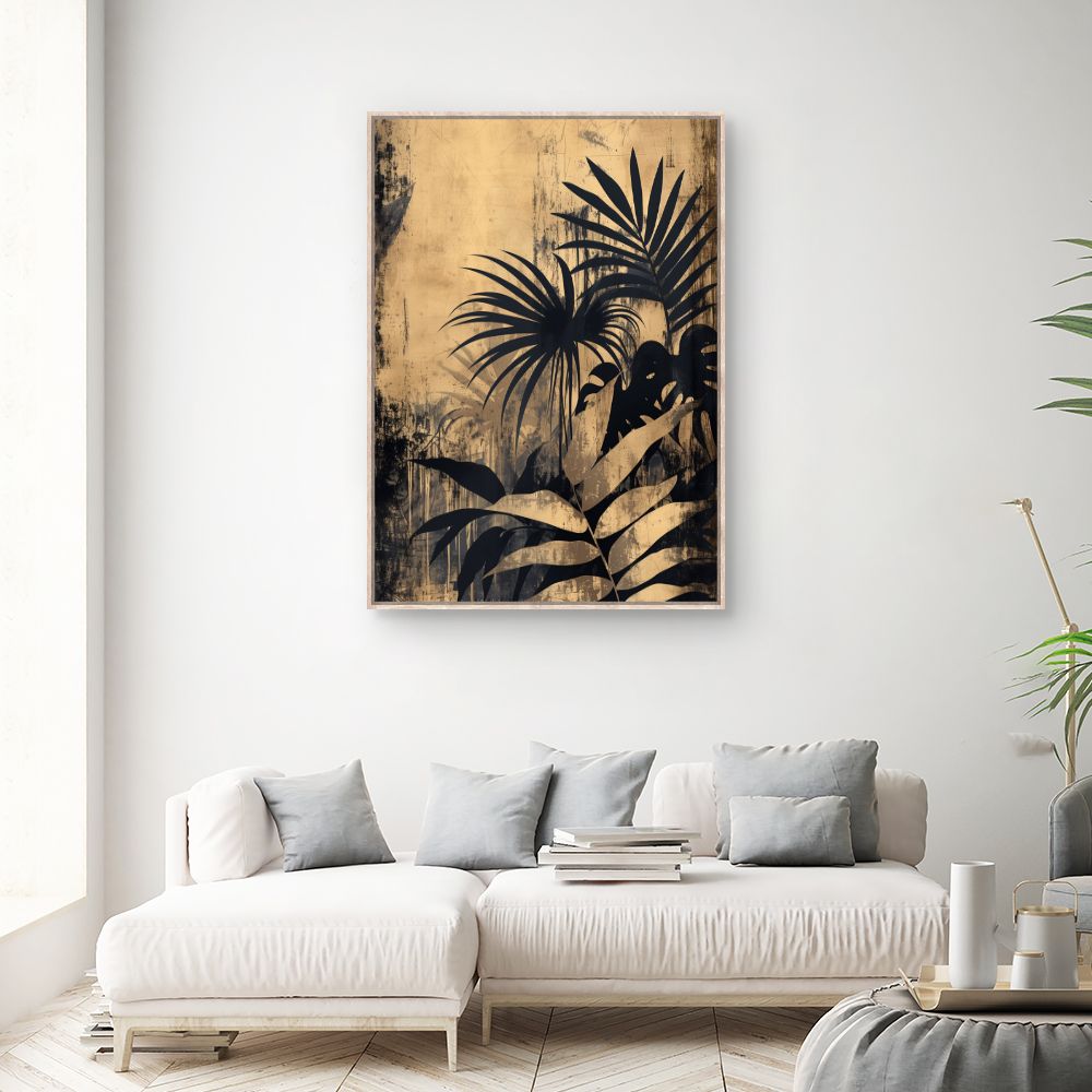 Toile "Palmiers élégants"