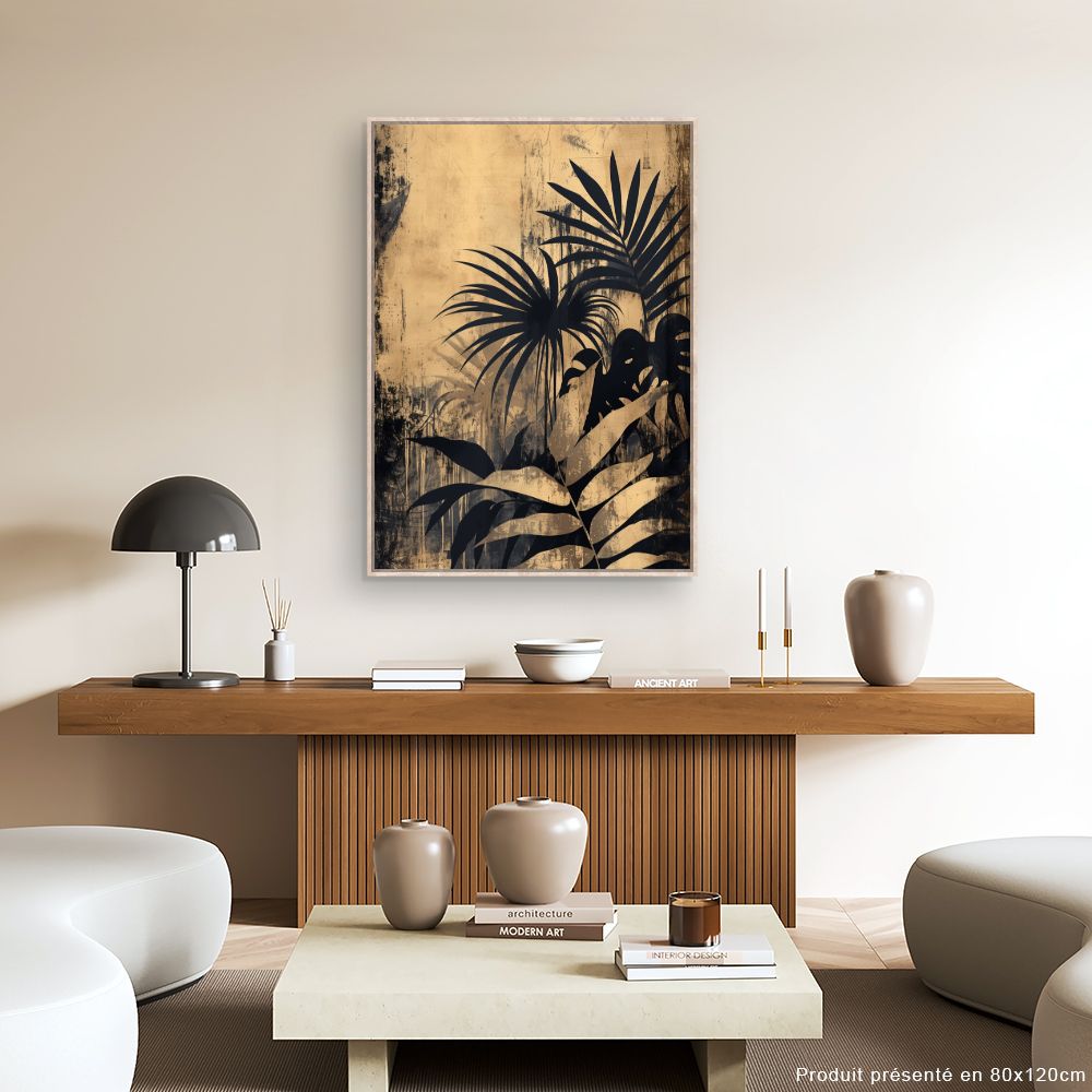 Toile "Palmiers élégants"