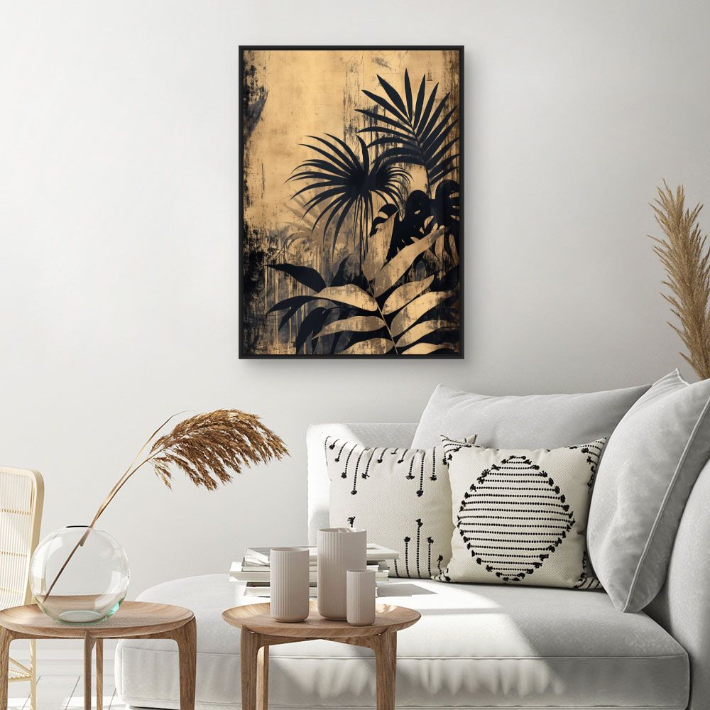 Toile "Palmiers élégants"