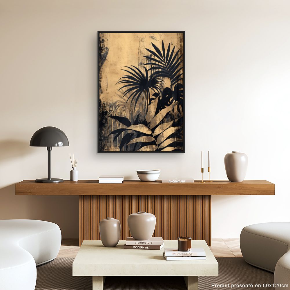 Toile "Palmiers élégants"